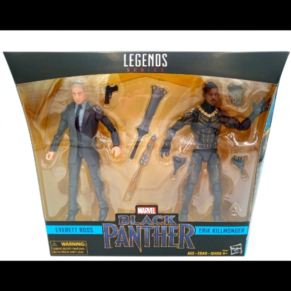 Marvel Legends Black Panther Everett Ross Erik Killmonger 2Pack